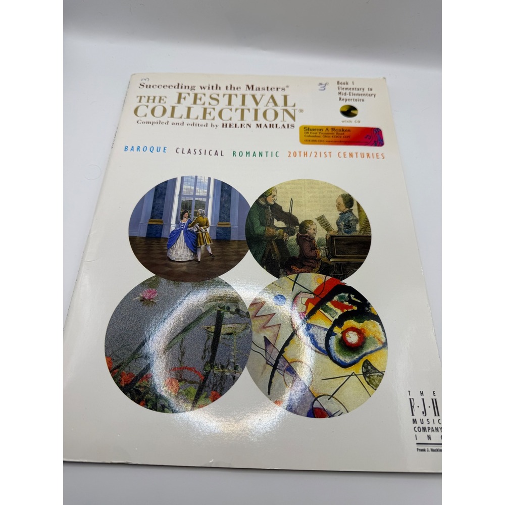 The Festival Collection Book‎ 1 Helen Marlais Piano Repertoire with CD FJH Music